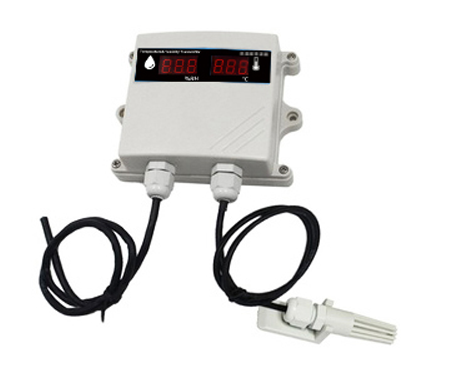 壁掛數(shù)碼管王字殼溫濕度傳感器